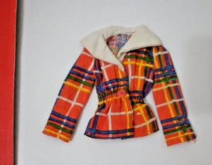 MATTEL VTG #7815 BARBIE 1974 BEST BUY FASHIONS  PLAID TOP JACKET CLOTHES - Picture 1 of 2