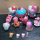 Sanrio Hello Kitty Peppa Pig Girls Mini Figurine Junk Drawer Toy Mixed Lot