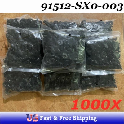 1000X Pinzas de revestimiento de guardabarros tipo empuje Sujetador de retención Civic Accord para Honda EE. UU. Foto 1 de 4