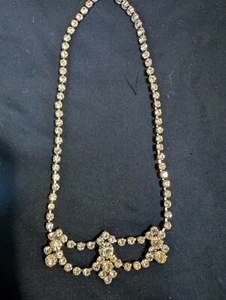 Collana donna moda strass vintage - Foto 1 di 3