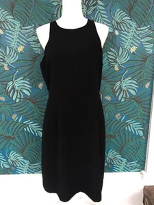 J Crew Black Shift Dress Size 12 - Picture 1 of 6