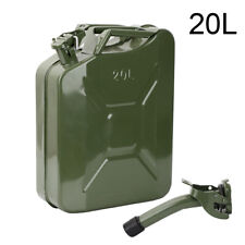 20L Metallkanister Metall Benzinkanister Kraftstoffkanister Armee Grün 20 Liter