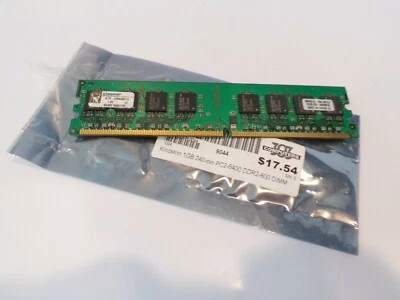 KTH-XW4400/1G Kingston Technology Company 1 GB- DIMM 240-PIN -DDR II-800 MHZ - Image 1 of 2