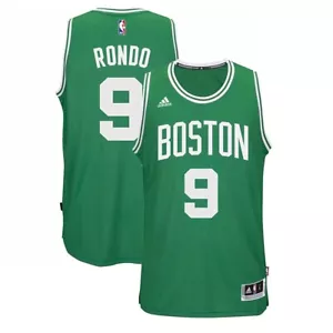 Camiseta deportiva swingman verde de los Rajon Rondo Boston Celtics Adidas Climacool Road para hombre - Imagen 1 de 7