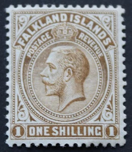 Falklandinseln 1912 GV One Shilling SG 65 postfrisch - Bild 1 von 1