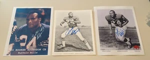 AFL Booker Edgerson auto signed autographed photo Buffalo Bills coa - you pick 1 - Picture 1 of 2