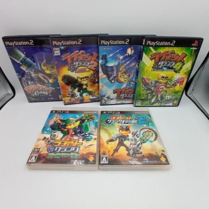 Ratchet & Clank PS2 1 2 3 4 PS3 Future 2 All For One Lot 6 Japanese Complete Set - Picture 1 of 6