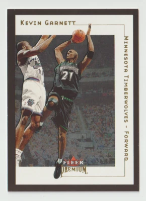 2001-02 Fleer Premium Basketball #109 Kevin Garnett - Minnesota Timberwolves - Image 1 of 2
