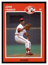 1989 Kahn's Cincinnati Reds #NNO John Franco Cincinnati Reds ~A8U