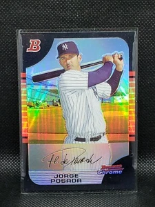 2005 Bowman Chrome Baseball Refractor #98 Jorge Posada - Picture 1 of 2