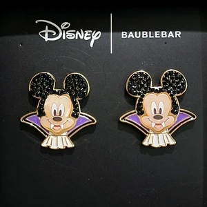 Disney X Pendientes Bouchería Mickey Mouse Halloween Vampiro Drácula Pendientes - Imagen 1 de 2