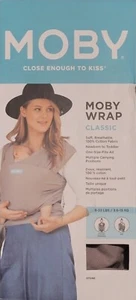  MOBY WRAP CLASSIC BABY WRAP CARRIER GRAY - Picture 1 of 10