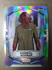 2022 Topps Finest Star Wars Admiral Ackbar Refractor