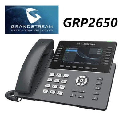 Grandstream GRP2650 14-Line 7 SIP Accounts 5" Color Screen Enterprise Phone - Image 1 of 4