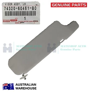 GENUINE Toyota LandCruiser 79 78 76 Series LH Grey Sun Visor VDJ76 VDJ78 VDJ79 - Picture 1 of 2