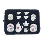 15Pcs 1:12 Dollhouse miniature tableware porcelain ceramic coffee tea cups se.lb