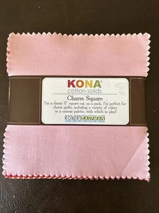 5" Charm Pack Squares Kona Cotton Solids New Bright Palette Precuts CHS 106-43 - Picture 1 of 18