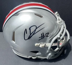 Caleb Downs Signed Autographed Ohio State Buckeyes Mini Helmet Psa/Dna Coa Champ - Picture 1 of 2