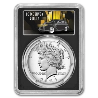 2024-S Proof Silver Peace Dollar PR-70 PCGS (FDI, Black Label) - Image 1 of 4