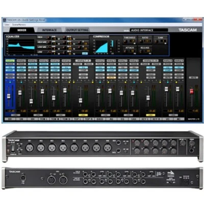  TASCAM US-16X8 Rackmount Digital Interface with Control Panel Software - Image 1 of 4