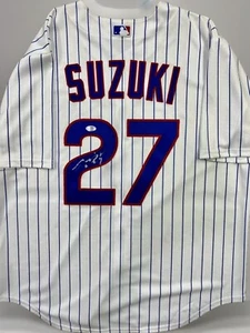 SEIYA SUZUKI SIGNED NIKE AUTHENTIC JERSEY CHICAGO CUBS OHTANI AUTO - PSA/DNA COA - Picture 1 of 3