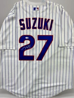 SEIYA SUZUKI SIGNED NIKE AUTHENTIC JERSEY CHICAGO CUBS OHTANI AUTO - PSA/DNA COA - Image 1 of 3