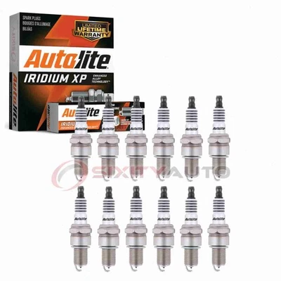 12 bujías Autolite Iridium XP para Lamborghini Jarama 1970-1976 3,9 L pf Foto 1 de 4