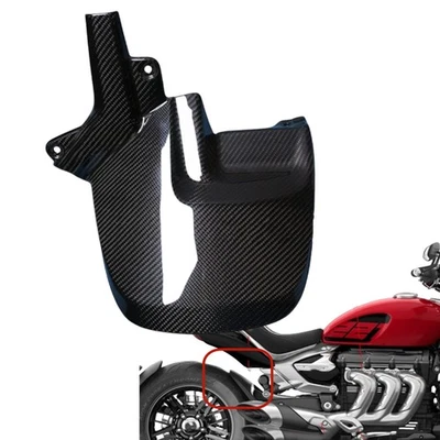 1x Guardabarros trasero moto para Triumph Rocket 3 2020-2022 2021 fibra carbono Foto 1 de 4
