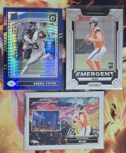 2024 Panini Zenith - State of the Art Bo Nix #20 (RC), Emergent, Audric Estime - Picture 1 of 2