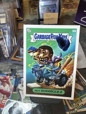 Julio Rodriguez RC 2022 Topps MLB X GPK Garbage Pail Kids Alex Pardee #12a Hot - Image 1 of 2