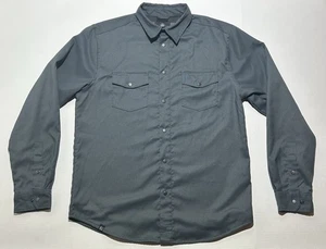 Camisa Flylow a Presión Para Hombre Talla Grande Con Botones Manga Larga Exterior Informal - Imagen 1 de 11