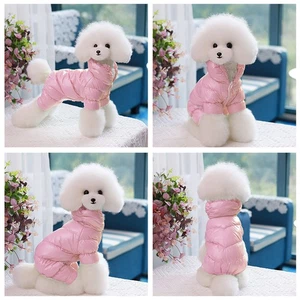 Waterproof Dog Coat Jumpsuit Winter Pet Puppy Clothes Warm Jacket Thicked Lining - Picture 1 of 23