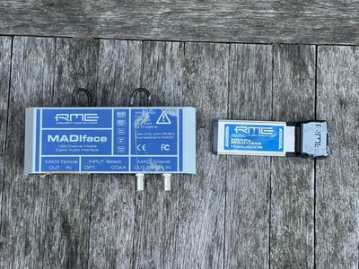 Interfaz RME HDSPe MADIface MADI con adaptador Expresscard. Foto 1 de 4