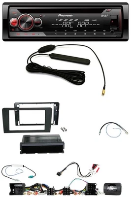 Pioneer CD USB Lenkrad DAB MP3 Autoradio für Audi A3 8P 2003-2012 Aktivsystem - Bild 1 von 4