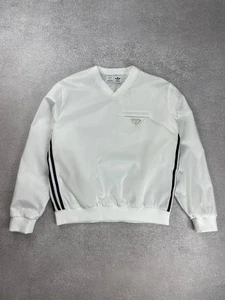 Adidas × Prada Re-Nylon Sweatshirt White Jacket Size M - Picture 1 of 17