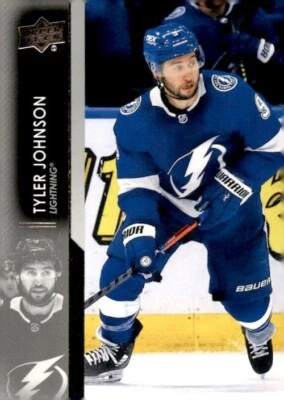 2021-2022 Upper Deck Hockey #162 Tyler Johnson Tampa Bay Lightning Series 1 Foto 1 de 2