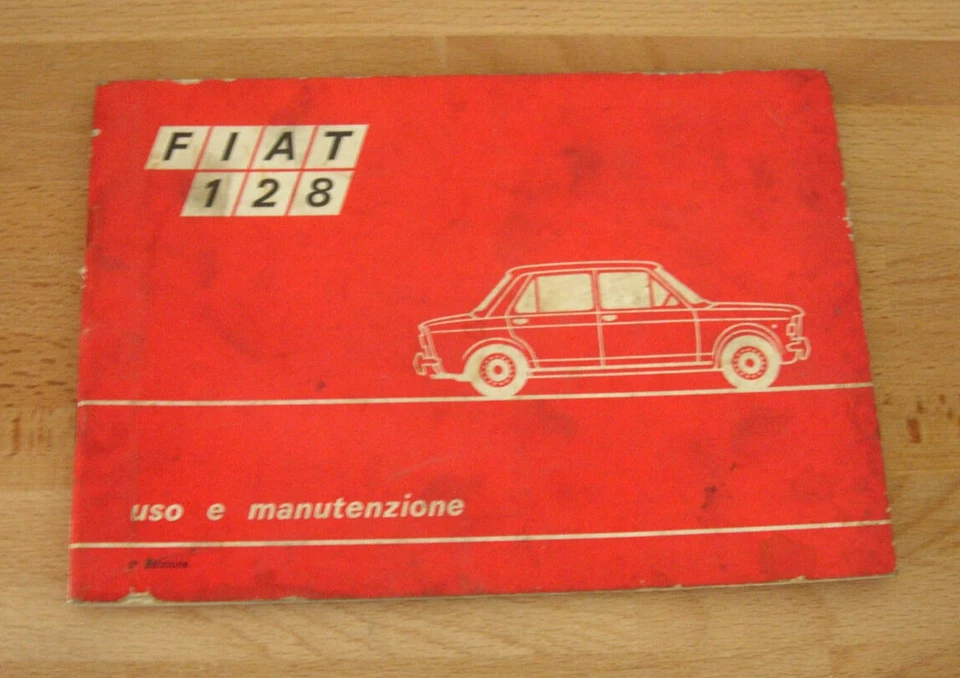 FIAT 128 – MANUALE USO E MANUTENZIONE ITALIANO, CONDIZIONI MOLTO BUONE - Immagine 1 di 1
