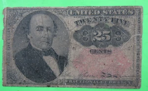 US, 25 CENTS, FRACTIONAL CURRENCY, 1874 - Picture 1 of 2