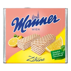 Manner knusprige fruchtig frische Waffeln mit Zitronenfüllung 75g - Picture 1 of 1
