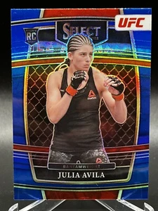 Julia Avila Rookie Concourse Blue Silver Prizm 2022 Select UFC #91 RC - Picture 1 of 2