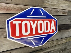 Antique Vintage Old Style Toyoda Toyota Sign! - Picture 1 of 3
