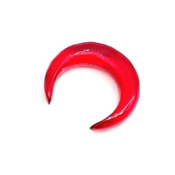 红色石英 Septum Pinchers,手工制作,尺寸 12g(2mm) to 5/8' & 可定制 — 第 1/4 张图片