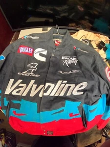Vintage Mark Martin Jacket Extra Large Valvoline Auto JH Designs Jeff Hamilton - Picture 1 of 5