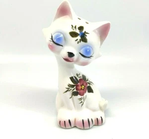 Vintage Kitten Cat Salt or Pepper Shaker Hand Painted NO PILLOW Japan Adriane - Picture 1 of 12