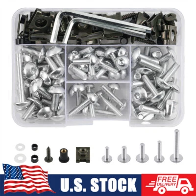 Комплект болтов обтекателя для Suzuki GSX250 GSXR1000 18-21 155 шт винты гайка панели корпуса - Изображение 1 из 4