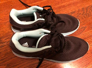 Adidas Cloudfoam Pure 2.0 Shoes Women's size 6 Black White NWT - Picture 1 of 3