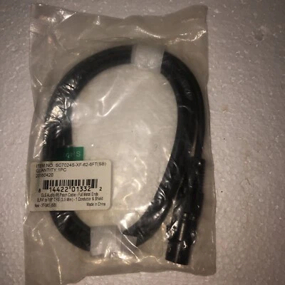 RoHS  GLS Audio 6ft Patch Cable Black Full Metal Ends XLR-M to 1/8 in TRS (3.5mi - Image 1 of 4