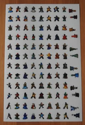 Carcassonne – 108 Anniversary Meeple Stickers | Accessory | New - Image 1 of 4