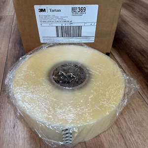 1 Roll of 3M #369 Box Sealing Tape Clear 72mm X 914m (3" X 1000 yds) - Picture 1 of 4