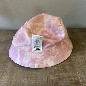 Athleta Girls Reversible Bucket Hat Pink/white Size S/M New With Tags - Picture 1 of 2